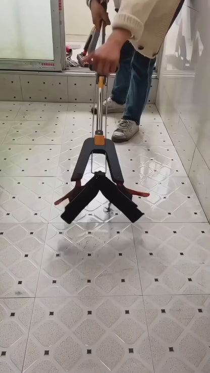 "Premium Super Absorbent Sponge Mop – Easy Floor Cleaning with Squeeze Handle